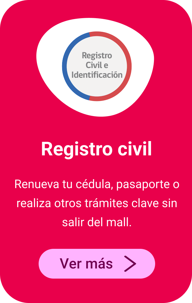 Registro Civil en Espacio Cívico de Mallplaza