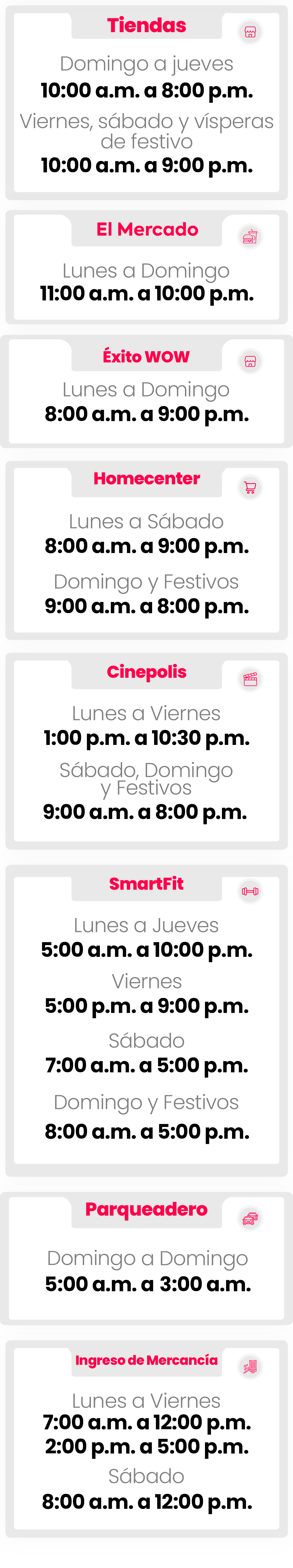 Mallplaza horarios