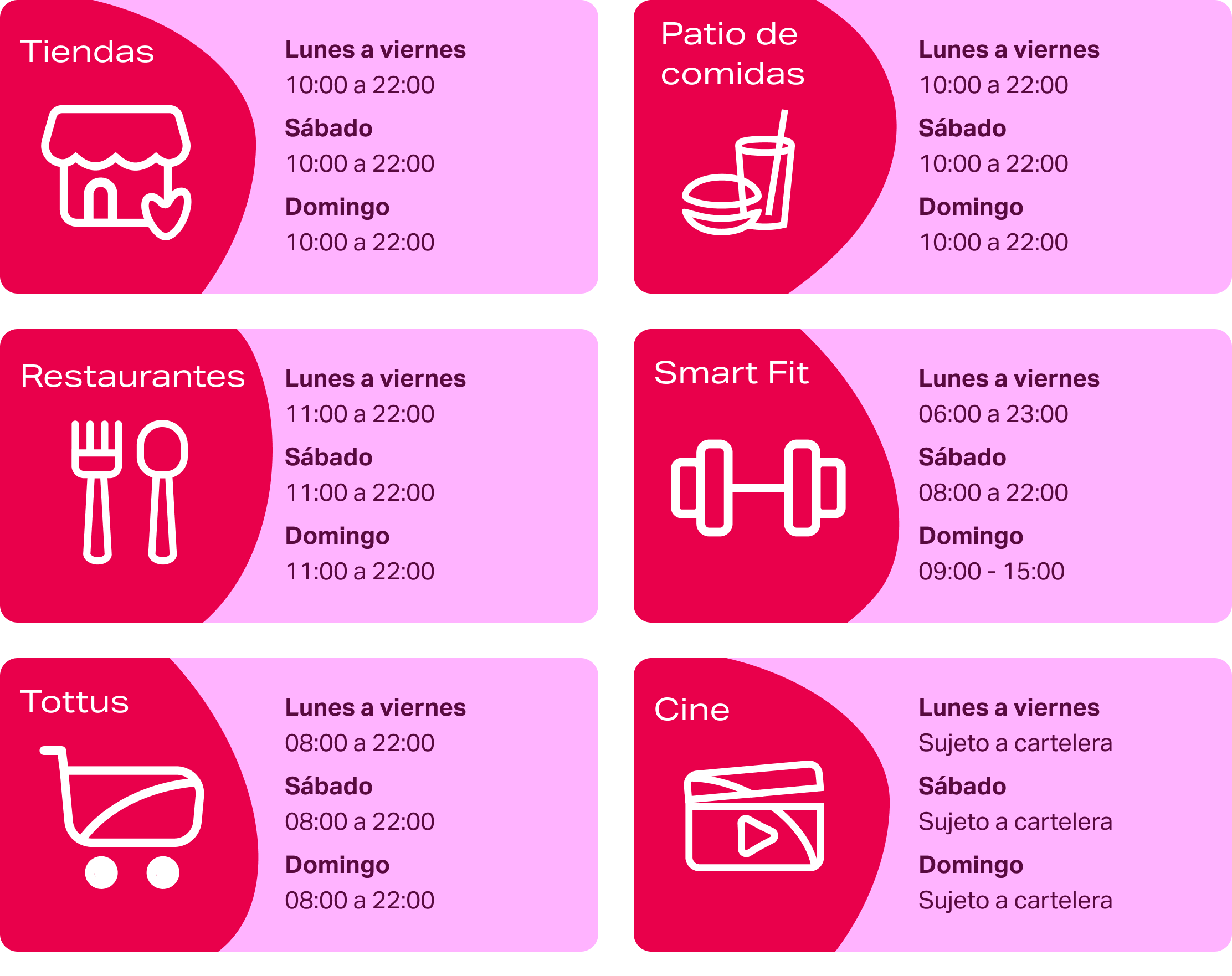Horarios Mallplaza Huancayo