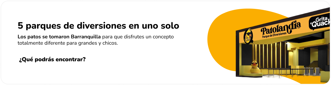 Patolandia, 5 parques de diversiones en uno solo