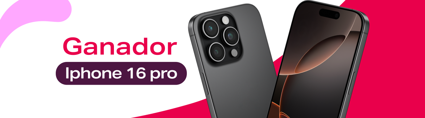 Ganador iPhone 16 pro Mallplaza