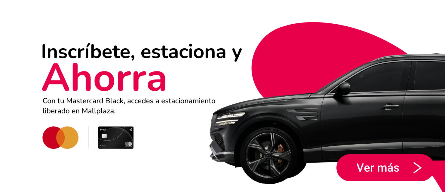 Descuento Parking Mastercard en Mallplaza