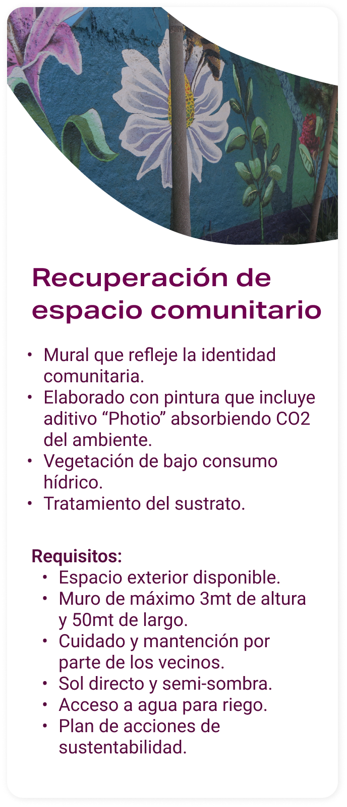 Recuperación espacio comunitario Aceleradora