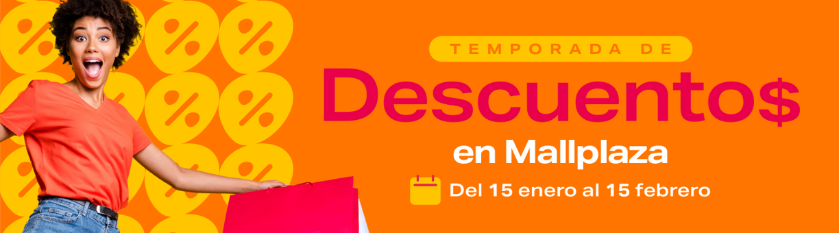 Banner Temporada de Descuentos Mallplaza