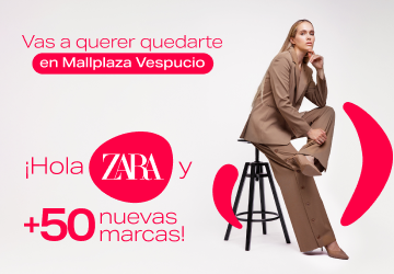 Conoce el Nuevo Zara en Mallplaza Vespucio