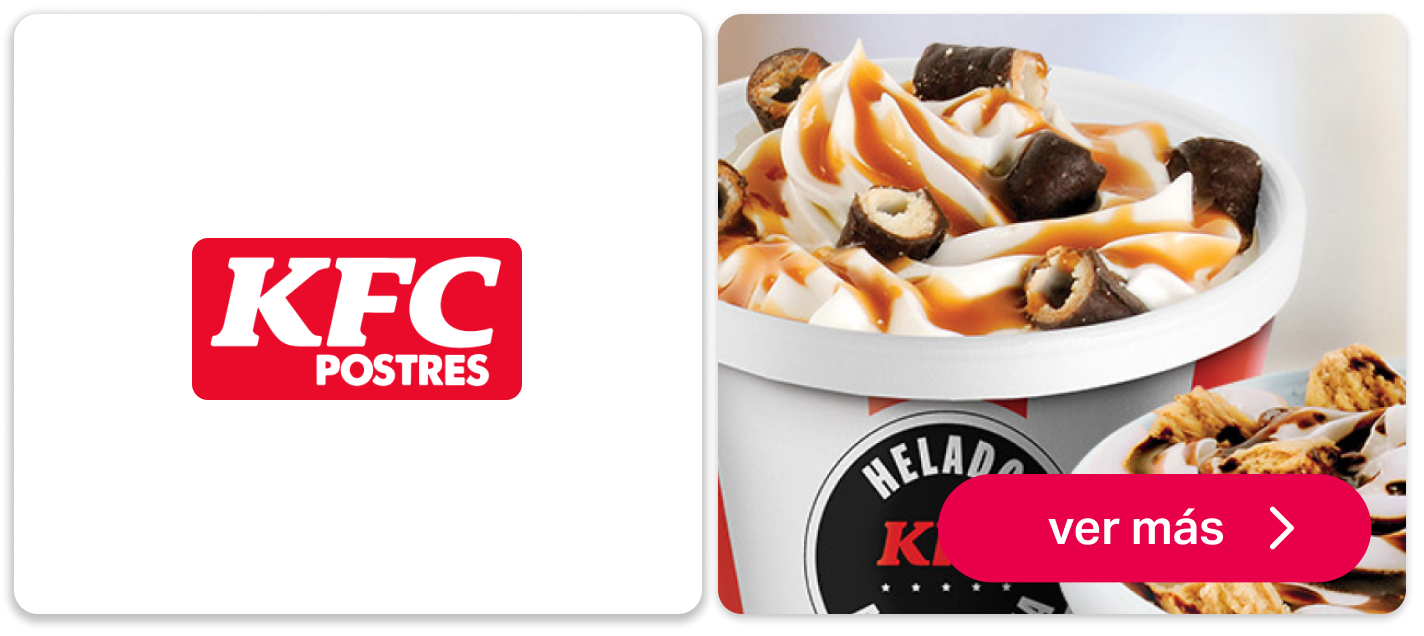 Nueva apertura KFC postres en Mallplaza