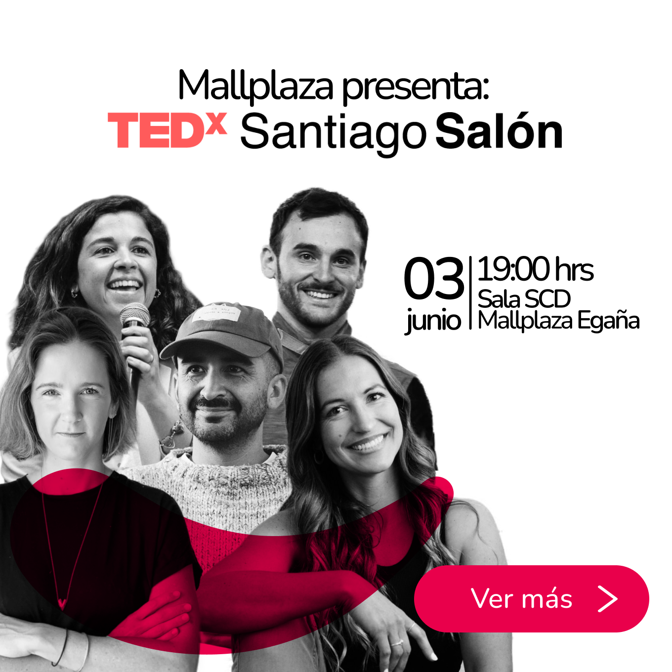Charla TEDx Salón Santiago en Mallplaza Egaña