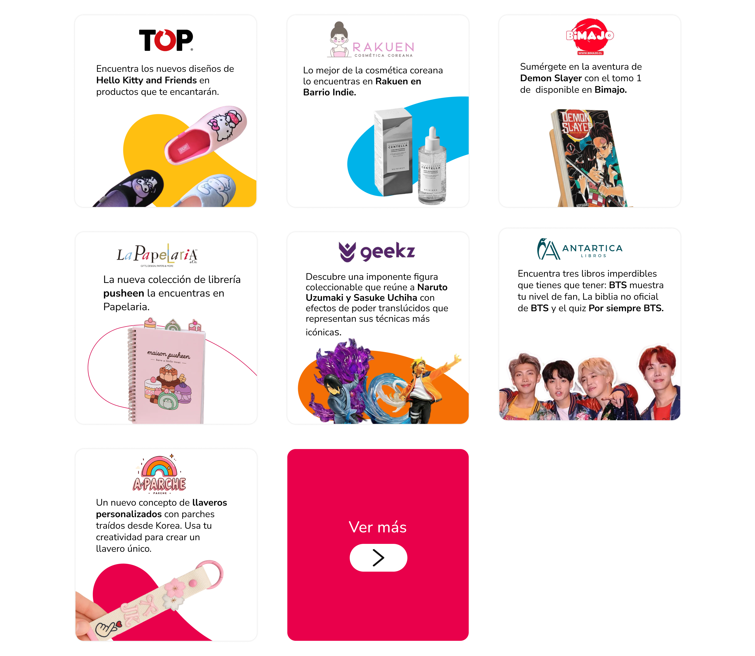 Productos Callejon Asiatico en Mallplaza