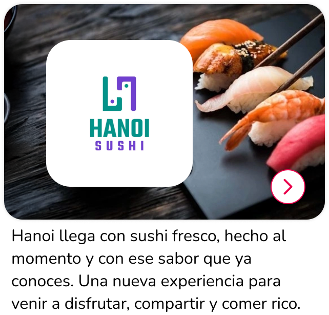 Nueva apertura Hanoi Sushi en Mallplaza
