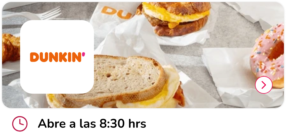 Dunkin | Desayunos Mallplaza Alameda