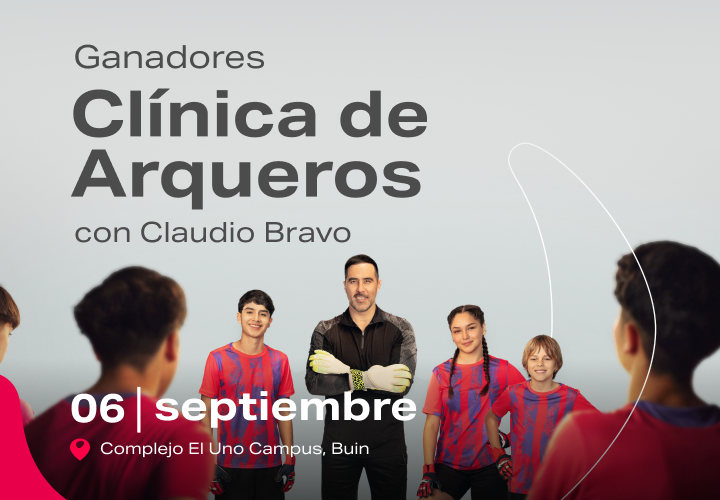 Ganadores Clínica arquero Claudio Bravo septiembre