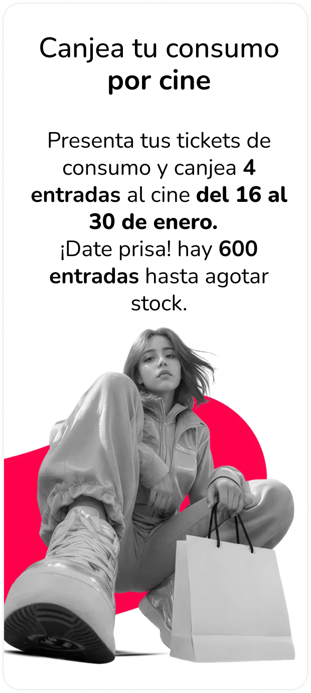 Canjea tu consumo por cine