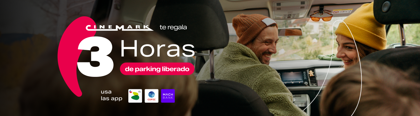 3 hrs liberadas Parking Mallplaza Iquique Cinemark