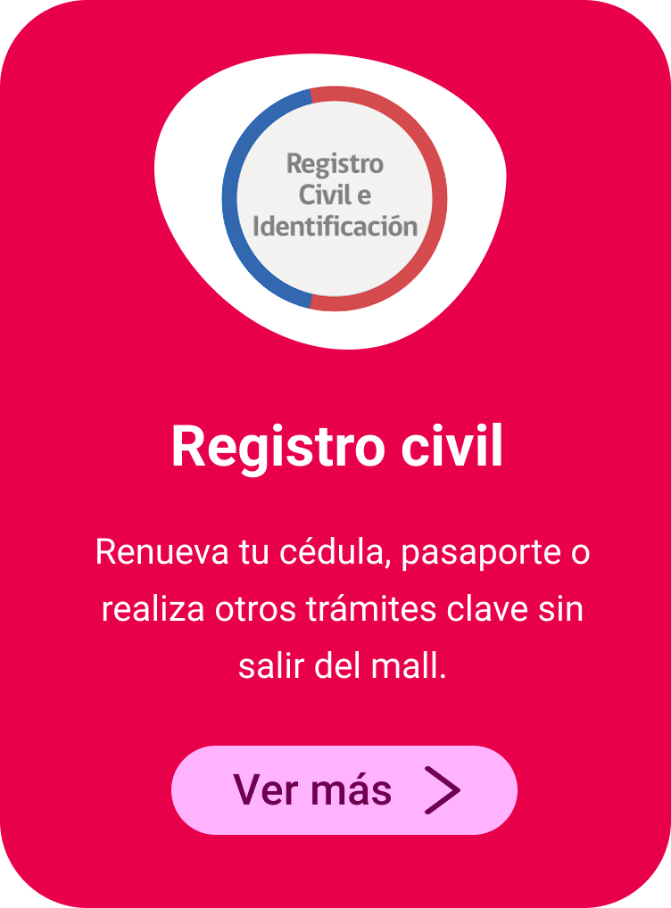 Registro Civil en Espacio Cívico de Mallplaza