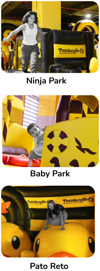 Zona Ninja, Parque bebés, Restaurante, Tienda