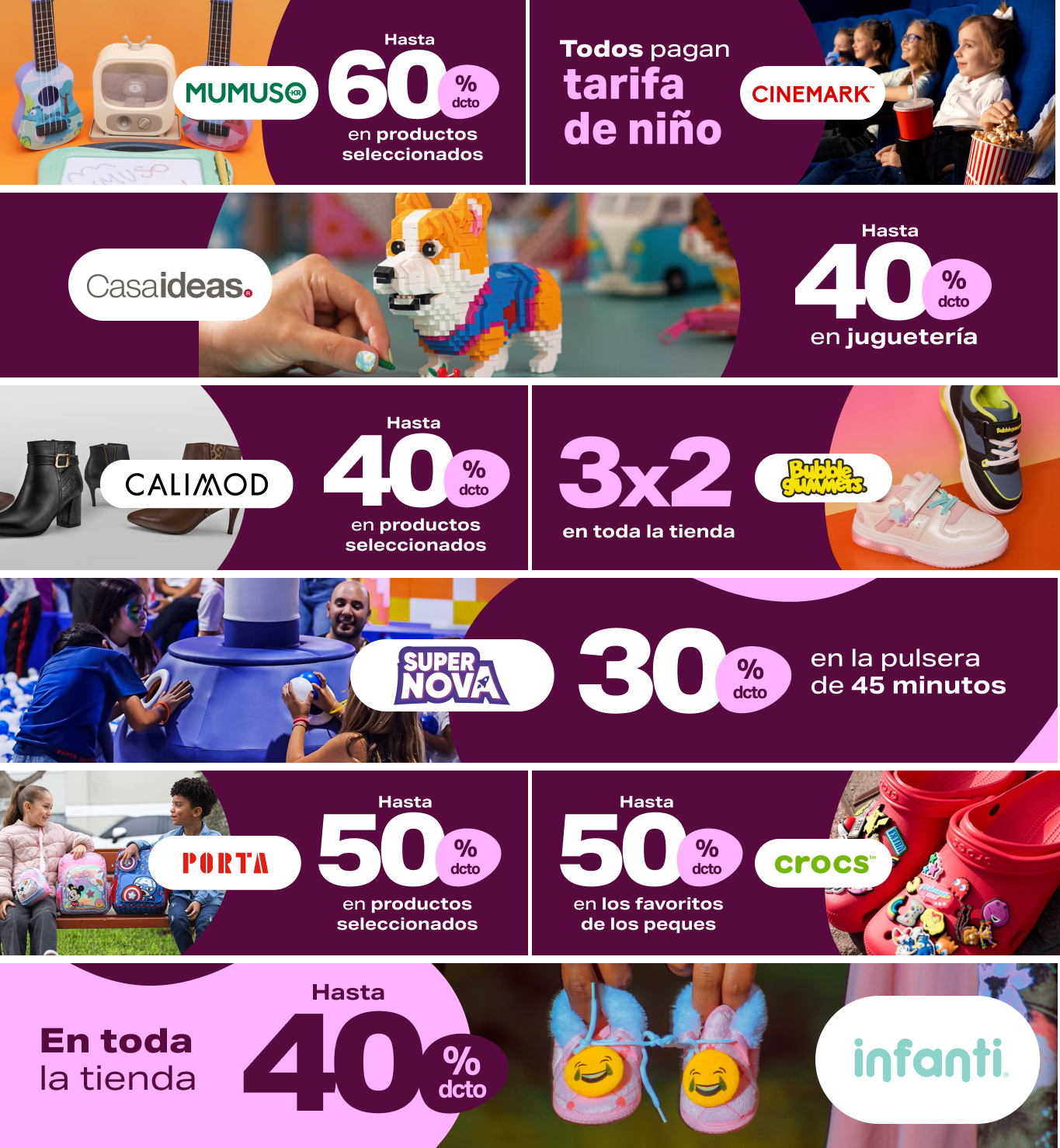 Promociones infantil en Mallplaza Bellavista