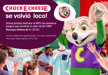 Chuck E. Cheese en Mallplaza Trujillo