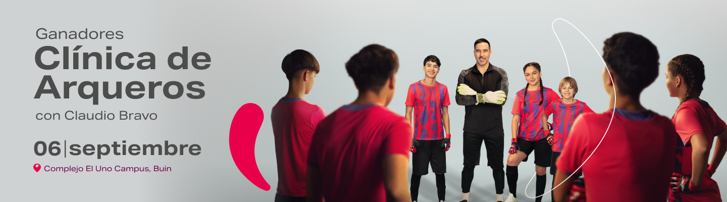 Ganadores Clínica arquero Claudio Bravo septiembre