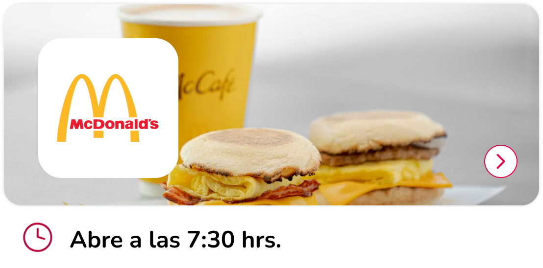 McDonalds | Desayunos Mallplaza Vespucio