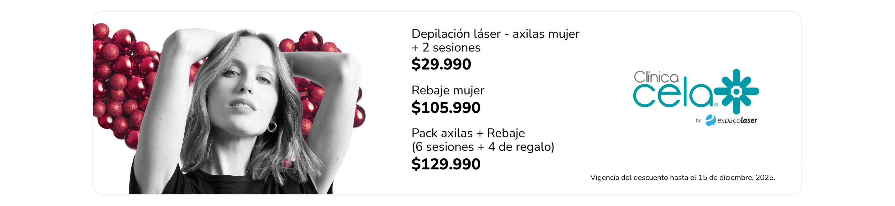 Promociones en Clínica Cela Navidad Mallplaza