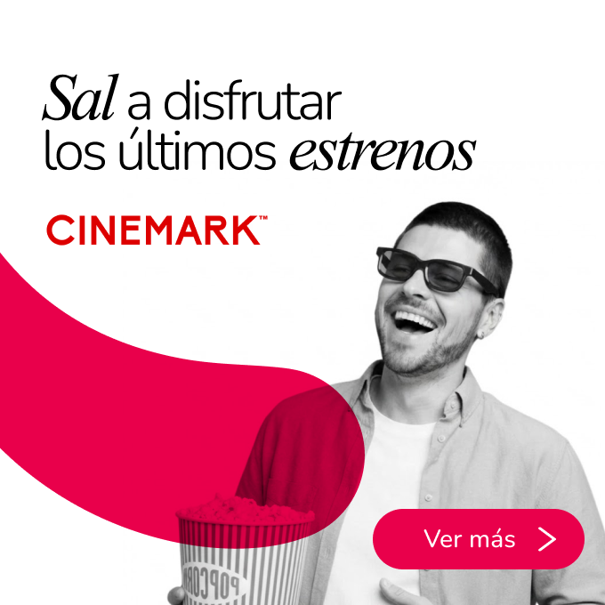 Sal a disfrutar los últimos estrenos en Cinemark