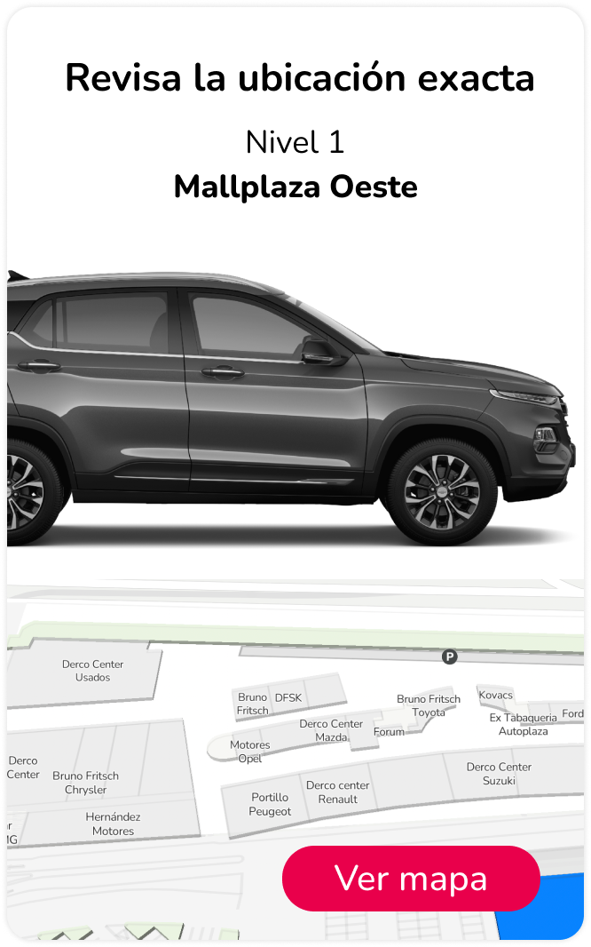 Mapa Autoplaza en Mallplaza Oeste
