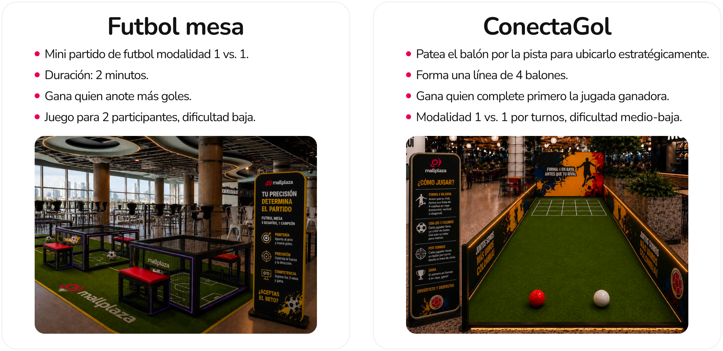 Pon a prueba tu talento en distintos retos