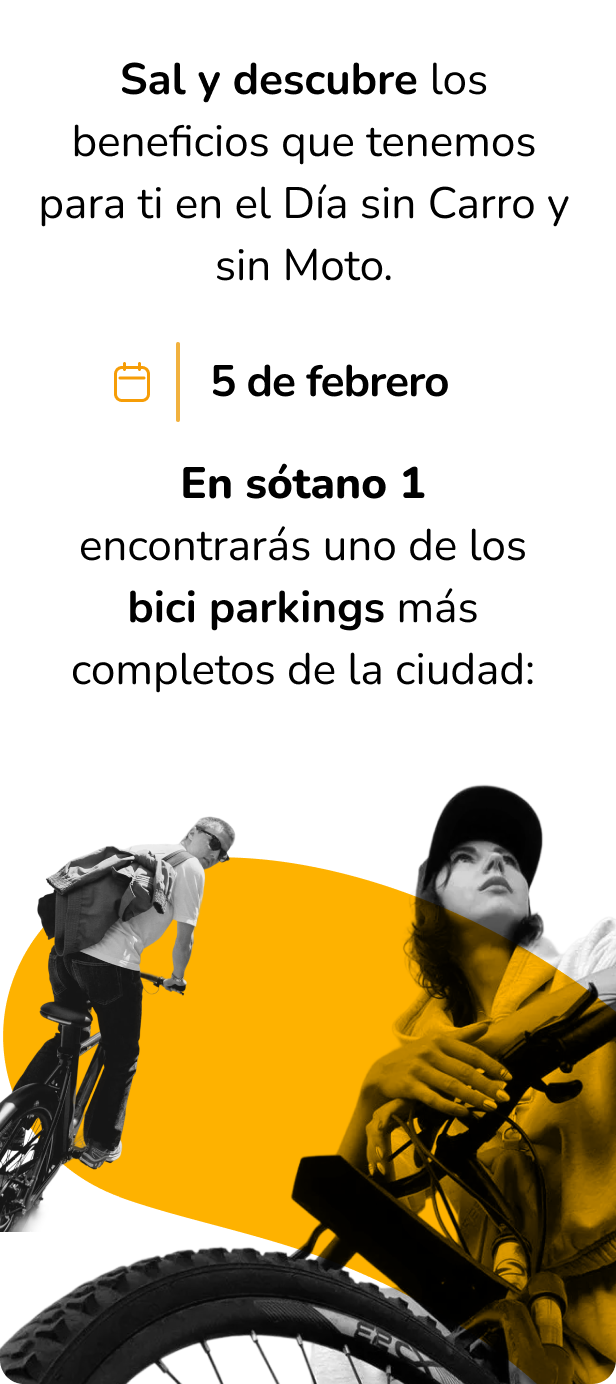 Sal y descubre los beneficios en el Día sin Carro.