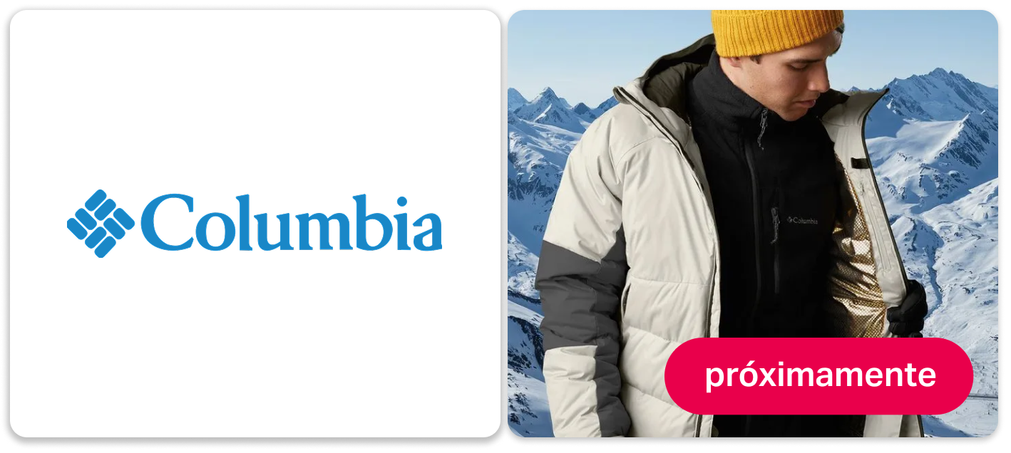 PRÓXIMAMENTE Columbia Nuevas marcas en Mallplaza