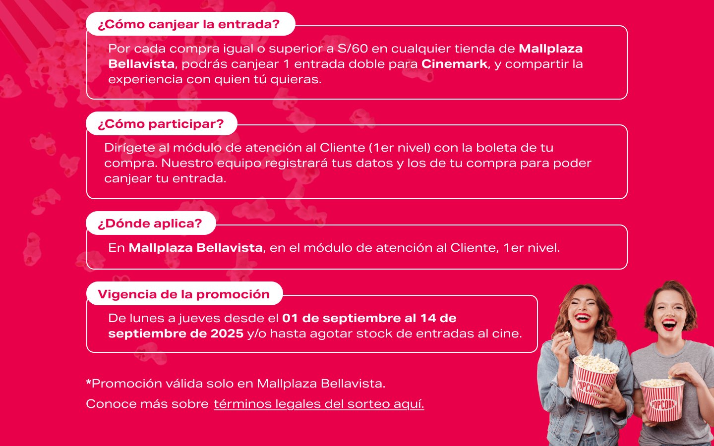 al cine con mallplaza | como participar