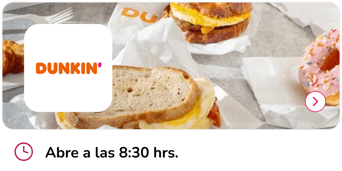 Dunkin | Desayunos Mallplaza Los Dominicos
