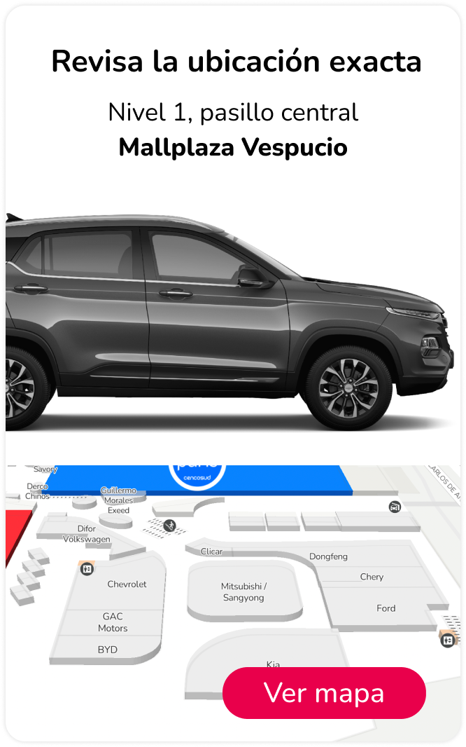 Mapa Autoplaza en Mallplaza Vespucio