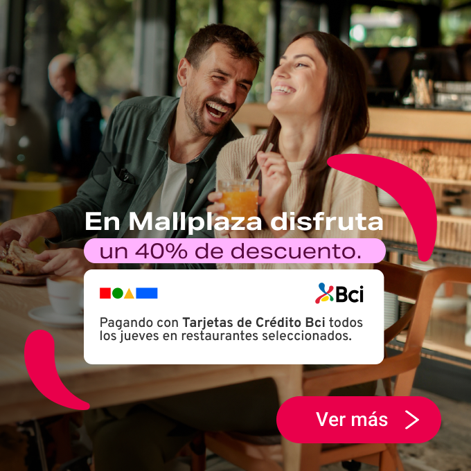 Descuento Banco Bci en Mallplaza