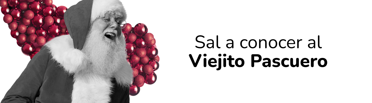 Sal a conocer Viejito Pascuero Navidad Mallplaza