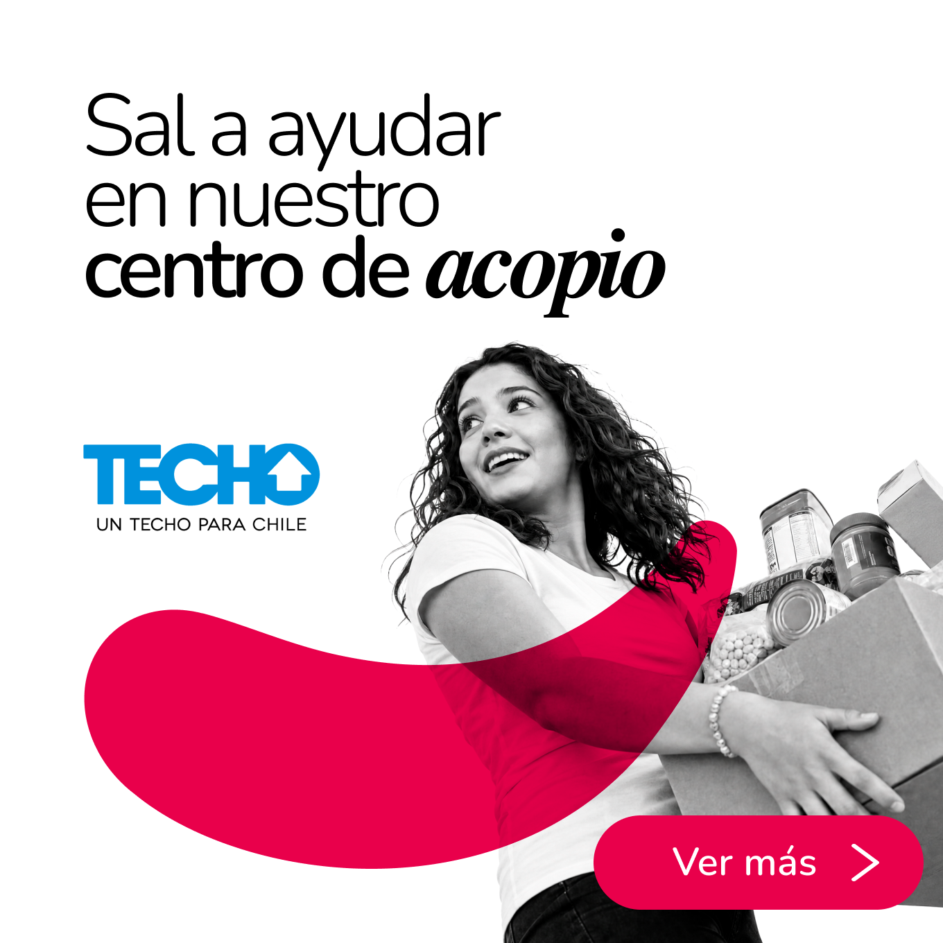 Centro de acopio en Mallplaza La Serena