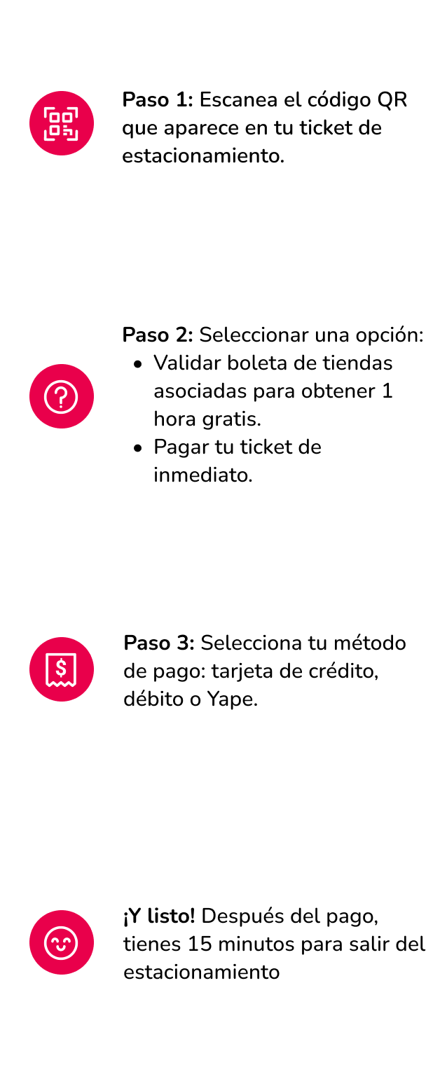 Paso a Paso Parking Digital Perú