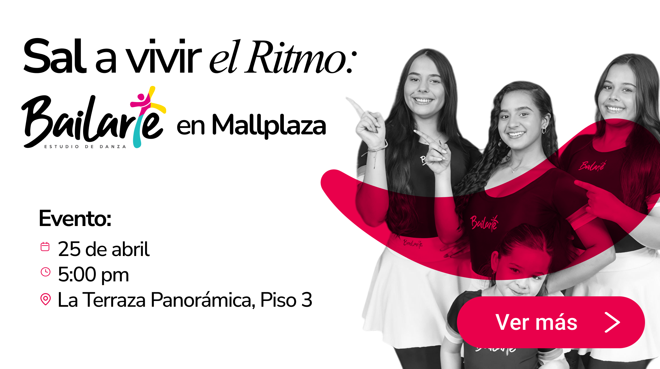 Sal a vivir el ritmo: Bailarte en Mallplaza
