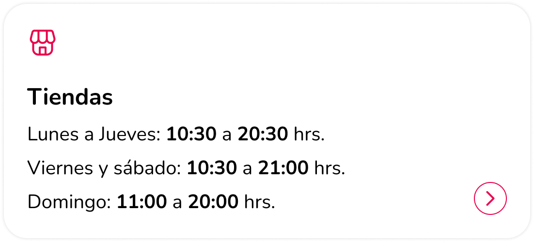 Horario tiendas Mallplaza