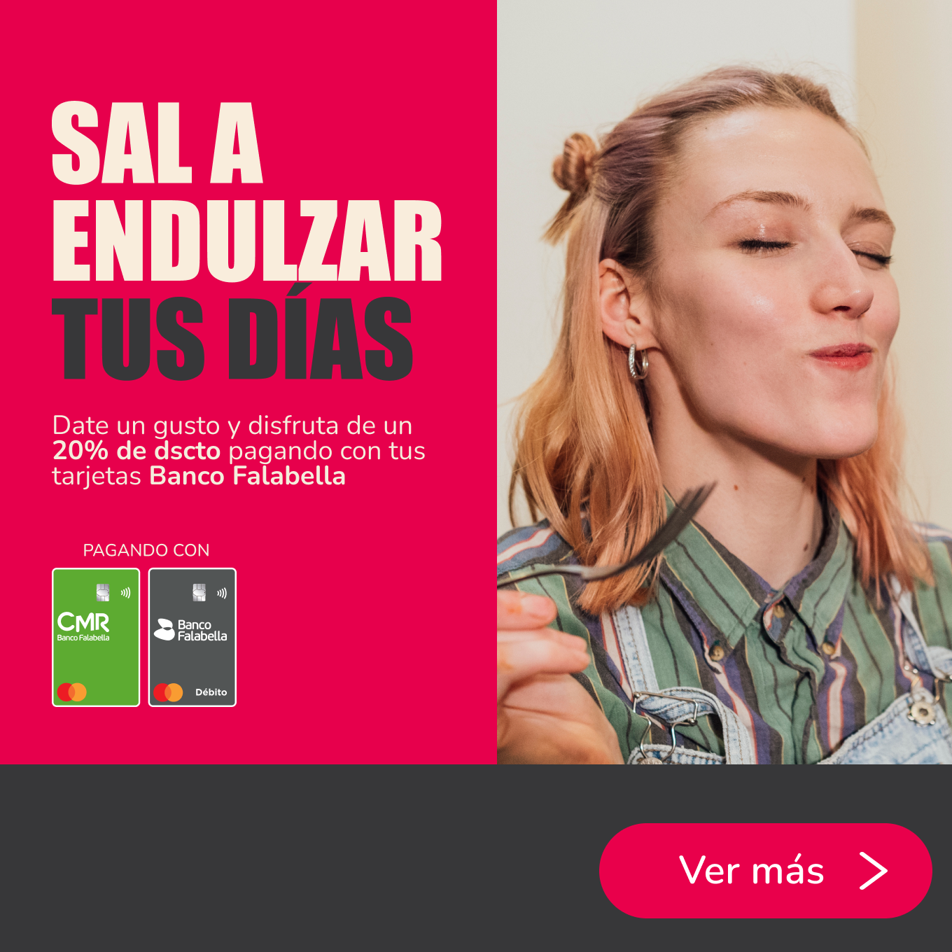 Martes de Dulzura Banco Falabella Premium Outlets