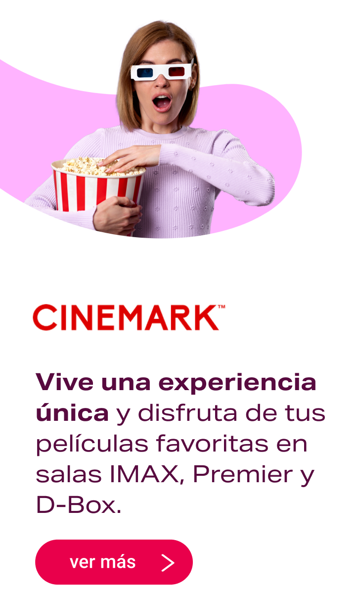 Disfruta en Cinemark de Mallplaza Vespucio