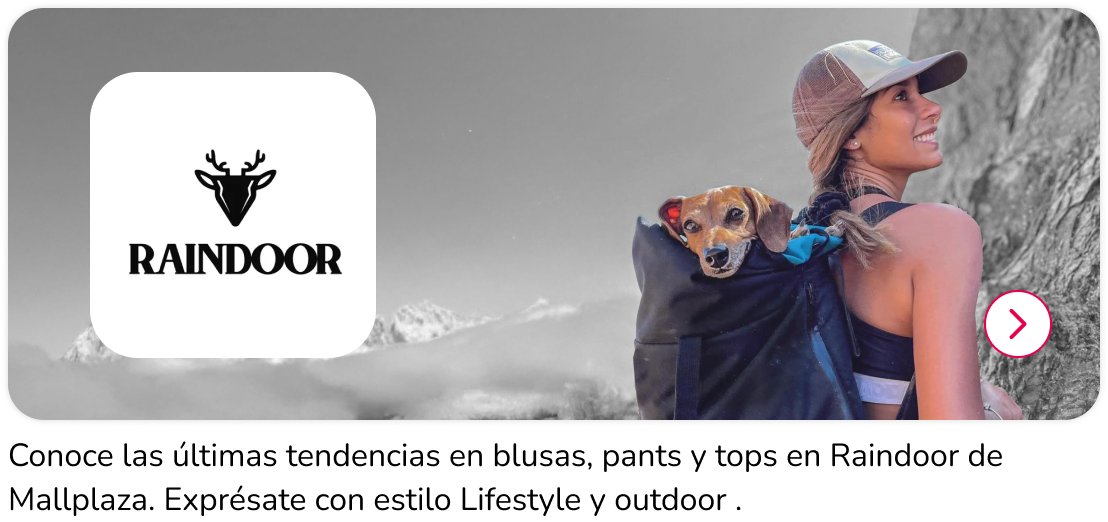 Nueva apertura Raindoor en Mallplaza