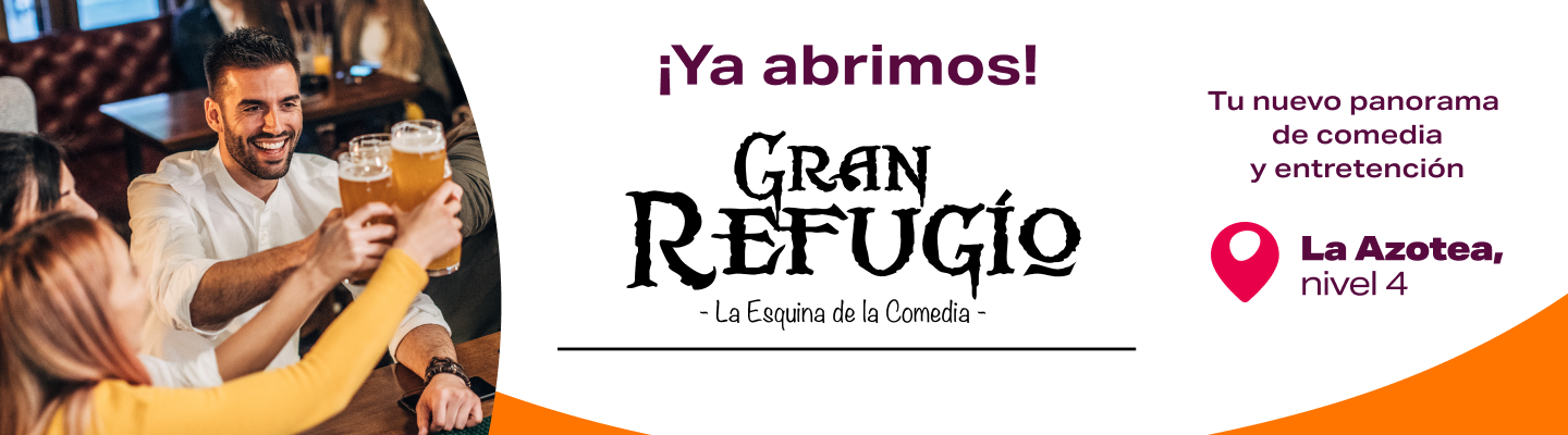 Banner Gran Refugio llegó a Mallplaza Egaña