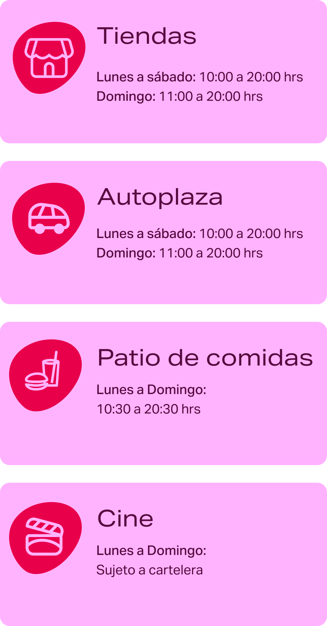 Horarios en Mallplaza Alameda 2025