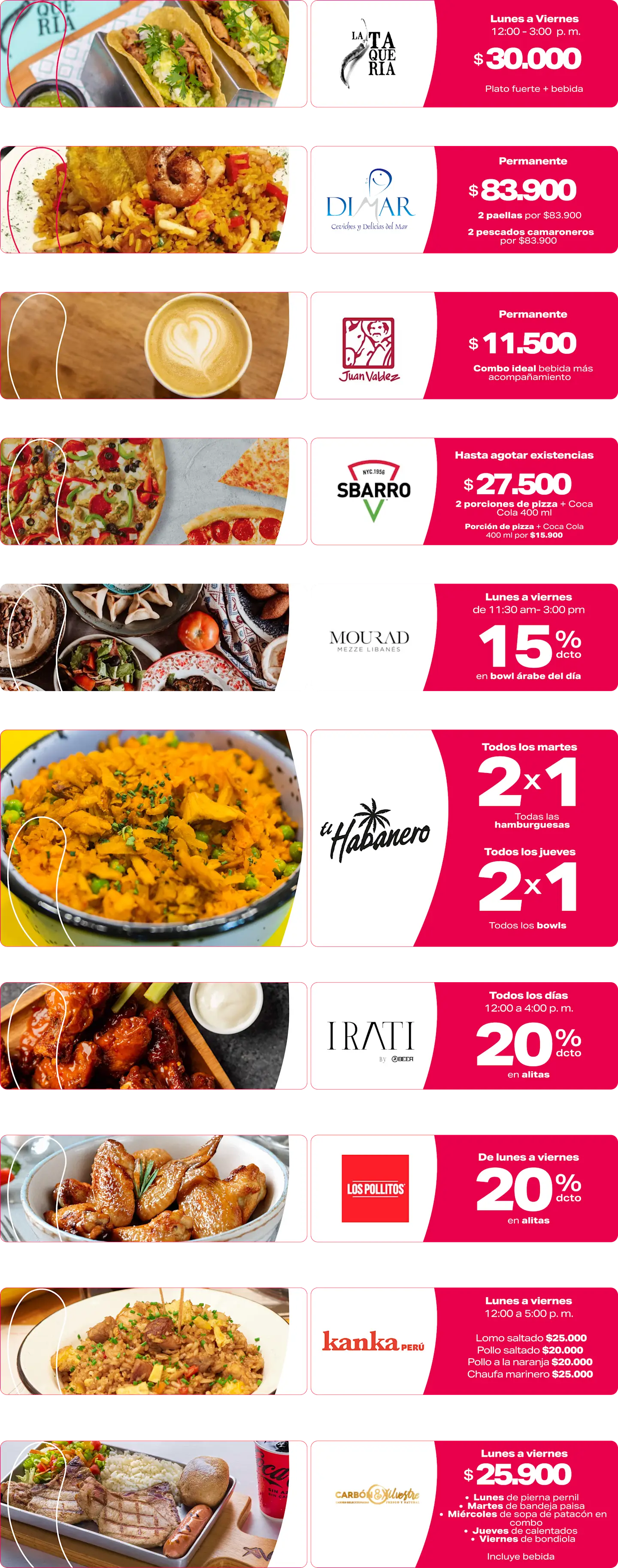 Menús del Día NQS 2