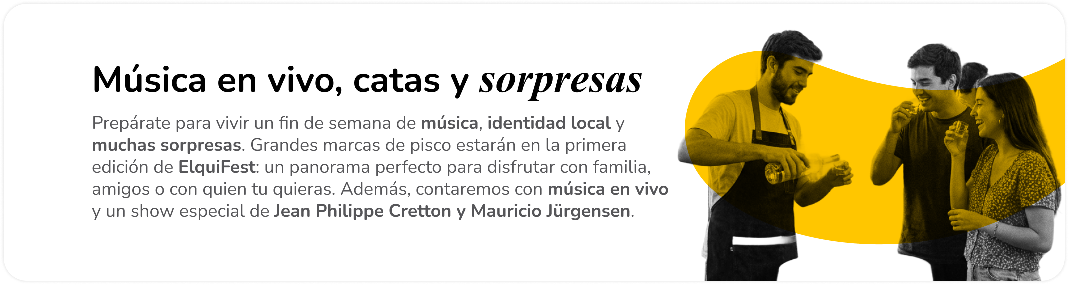 Música, Catas y Sorpresas Elquifest Mallplaza