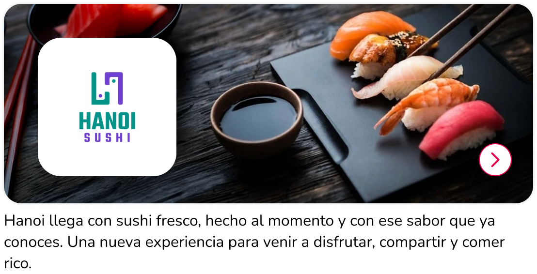 Nueva apertura Hanoi Sushi en Mallplaza