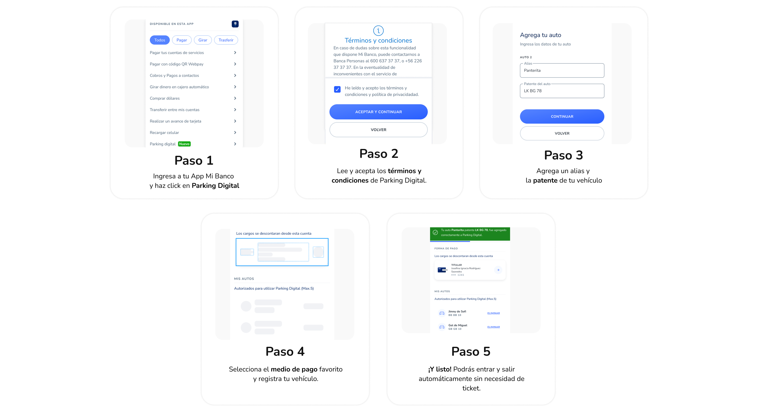 Parking Digital Banco de Chile Mallplaza