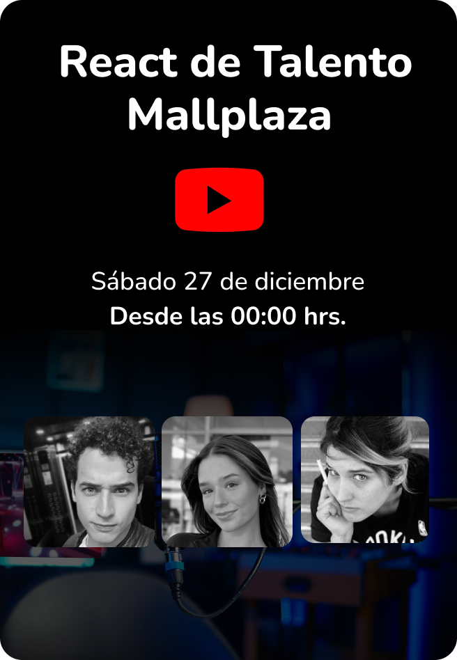 React YouTube Final Talento Mallplaza Chile