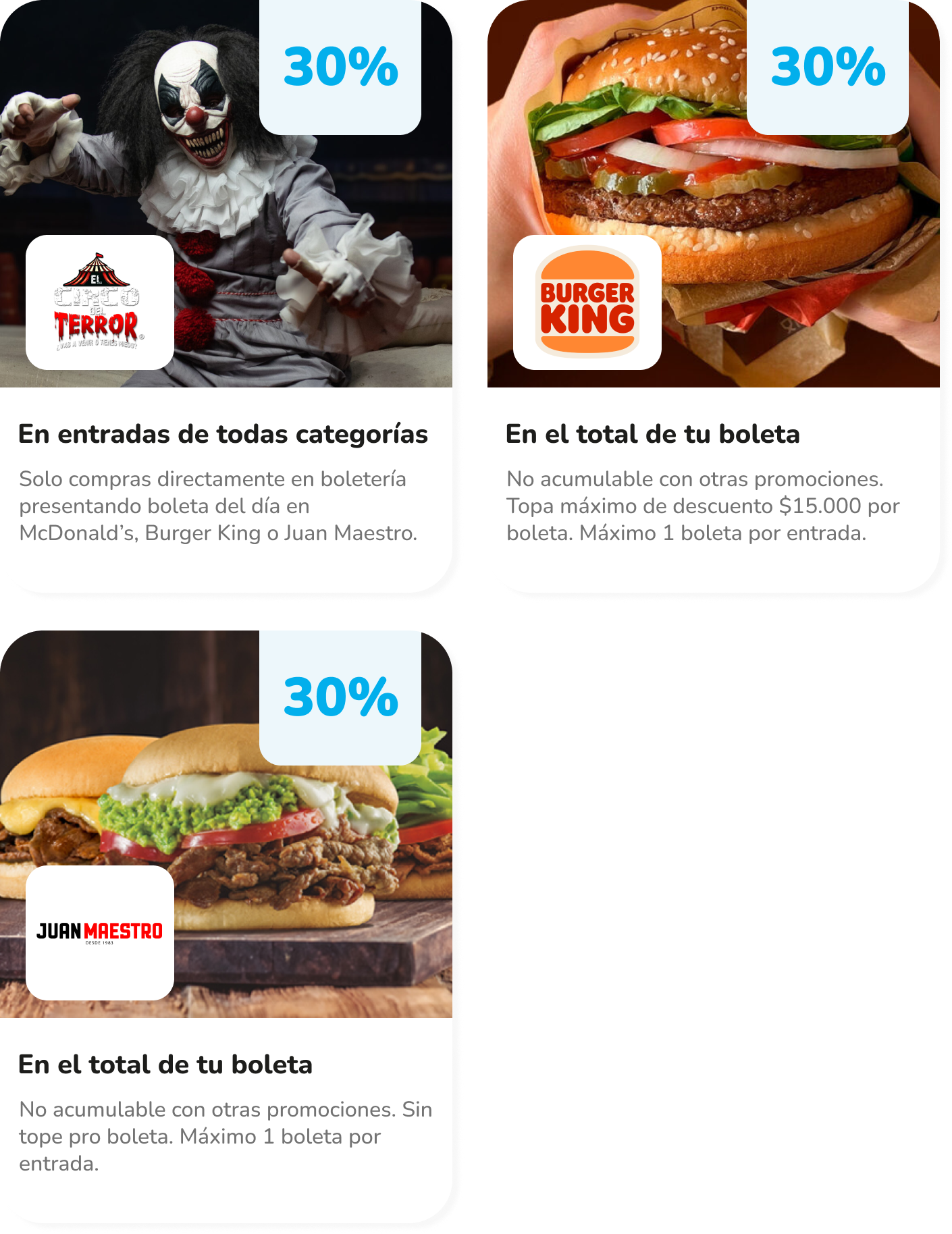 Descuentos entradas Circo del Terror Mallplaza