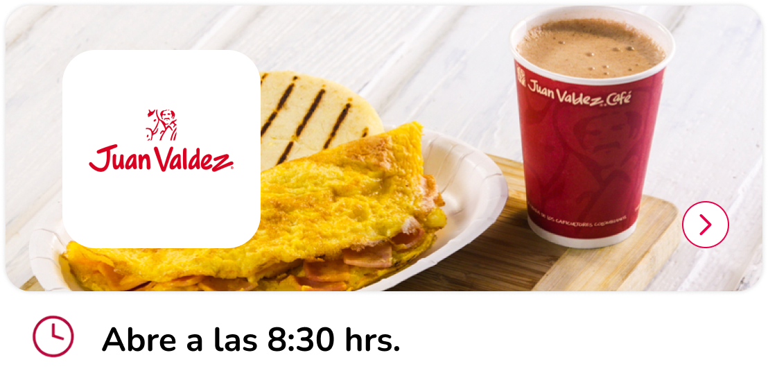 Juan Valdez | Desayunos Mallplaza Vespucio